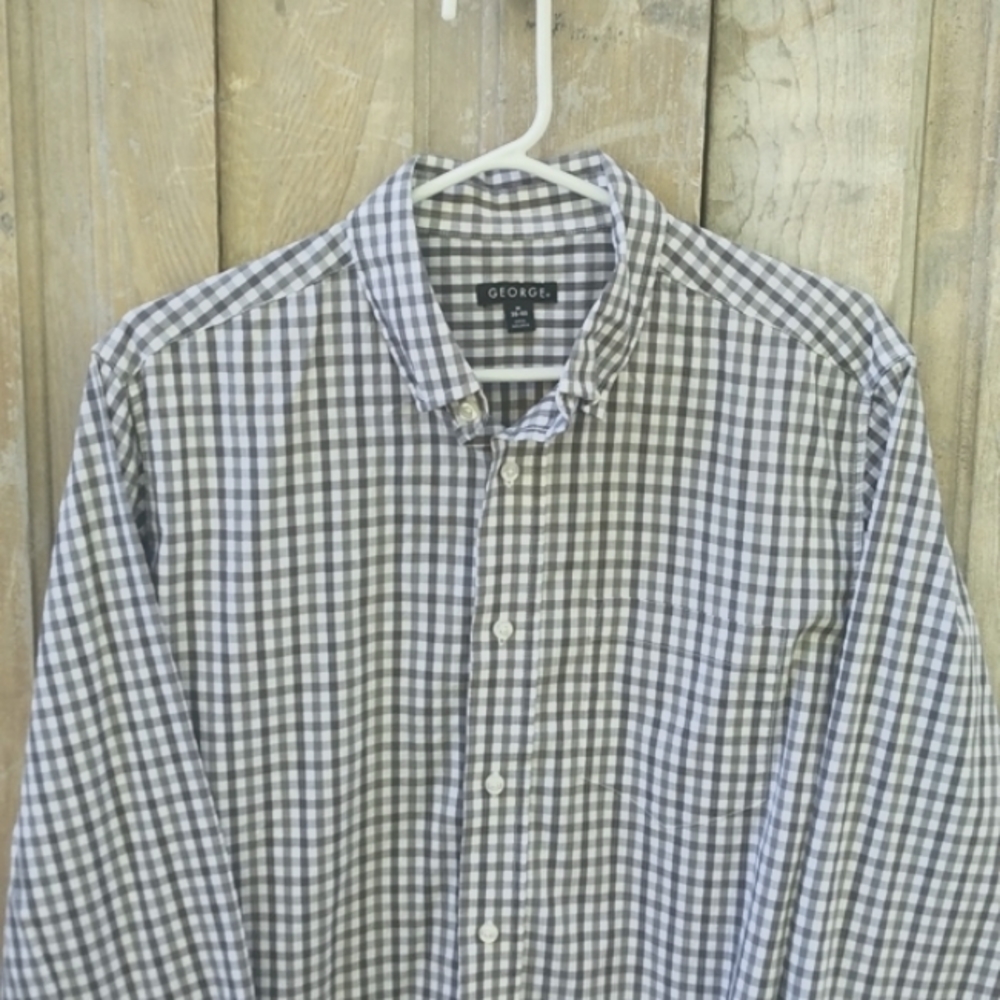 Gray Gingham Shirt